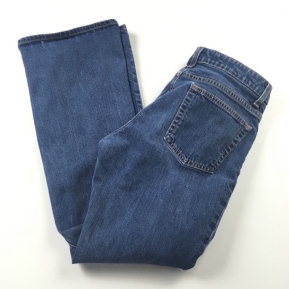 GAP Flare Dark Wash Stretch Mid Rise Jeans Women’s Sz 8
